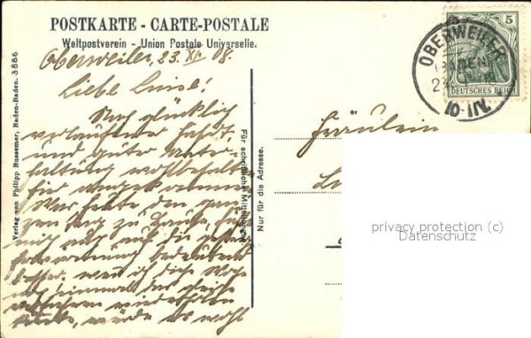Oberweiler Badenweiler Friedrich Hilda Genessungsheim – Bild 2