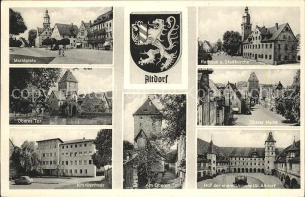 Altdorf Titting Rathaus Oberer Markt Universität Wappen