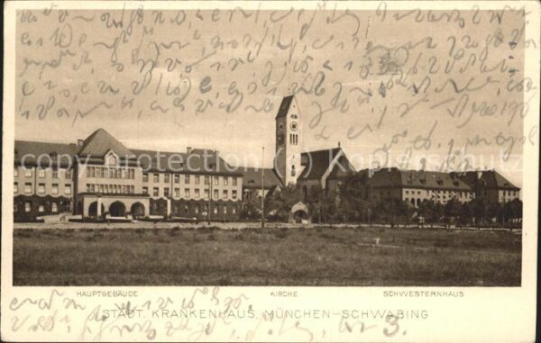 Muenchen Schwabing Schwesternhaus Städt. Kranken
