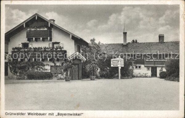 Gruenwald Muenchen Weinbauer Bayernwinkel