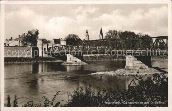Ingolstadt Donau Donaubrücke Dogantor