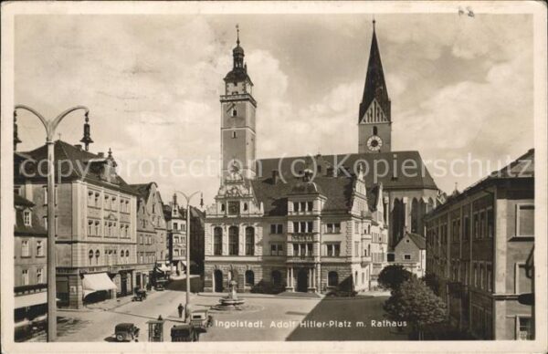 Ingolstadt Donau A. H. Platz Rathaus