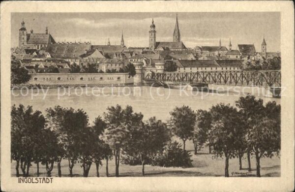 Ingolstadt Donau Donau Brücke