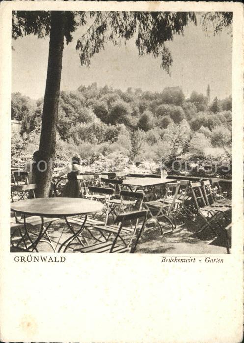 Gruenwald Muenchen Brückenwirt Garten
