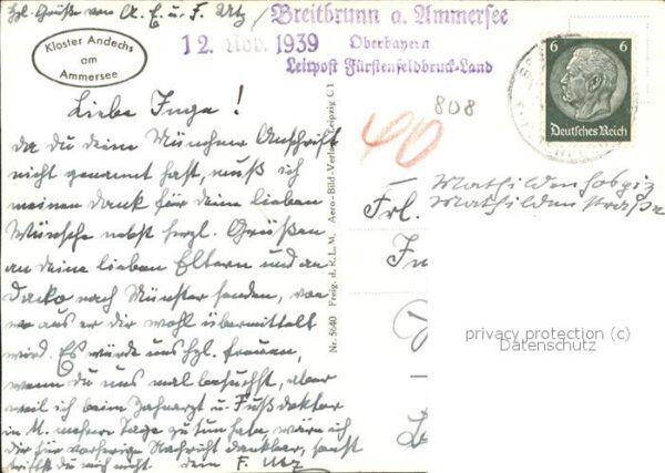 Ammersee Kloster Andecks Fliegeraufnahme – Bild 2