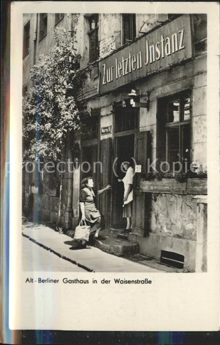 Berlin Alt-Berlin Gasthaus Waisenstrasse