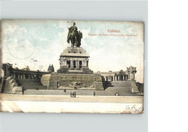 Coblenz Koblenz Kaiser Wilhelm Provinzial Denkmal Deuts