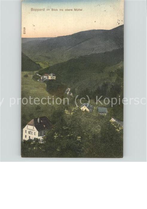 Boppard Rhein Blick ins obere Mühltal