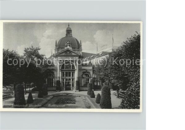 Wiesbaden Kochbrunnen Thermalquelle