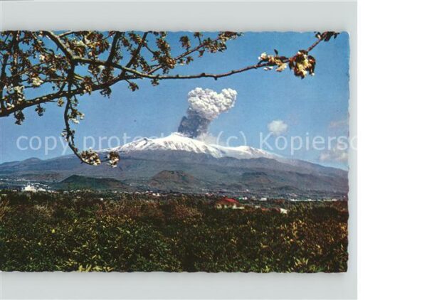 Vulkane Geysire Vulcans Geysers Etna in esplosione explodierende Ätna S