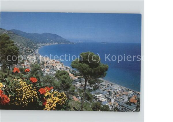 Laigueglia  Panorama con Alassio e Isola Gallinara