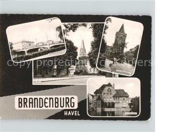 Brandenburg Havel Jahrtausendbrücke Turm am Mühlendamm