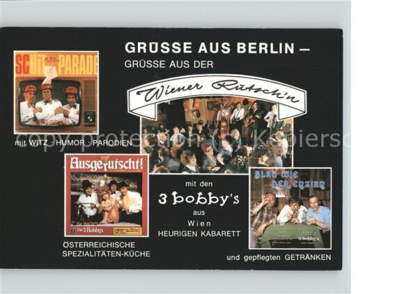 Berlin Wiener Rutschin 3 bobby's Heurigen Kaba