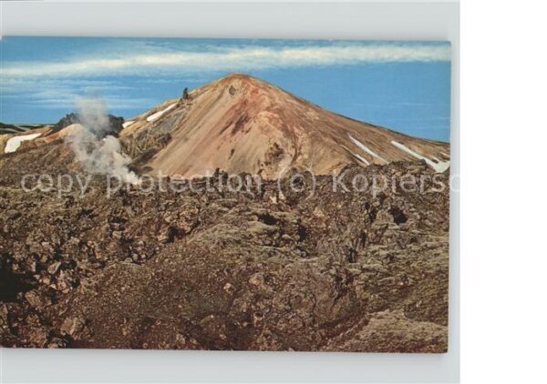 Island Iceland Brennisteinsalda in Landmannalaugar