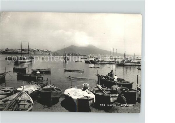 Napoli Neapel Rada Vesuvio Hafen Vulkan