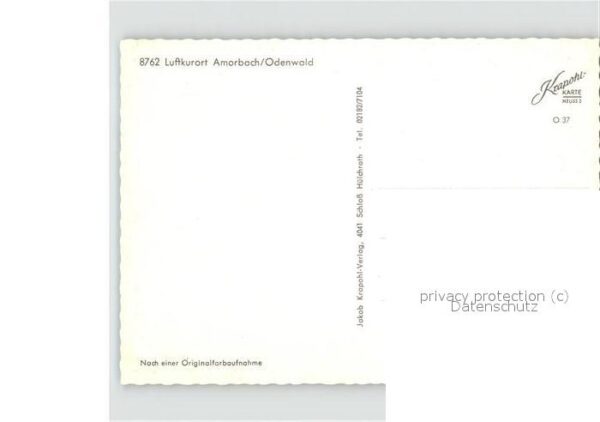 Amorbach Miltenberg Gesamtansicht Luftkurort – Bild 2