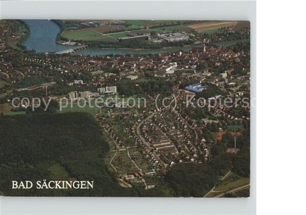 Bad Saeckingen Fliegeraufnahme Rhein