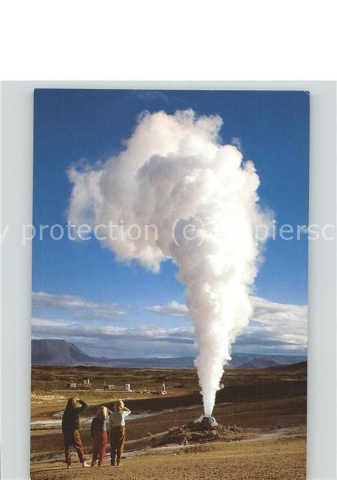 Vulkane Geysire Vulcans Geysers Dampfausfluss in einem Schwefelfeld bei
