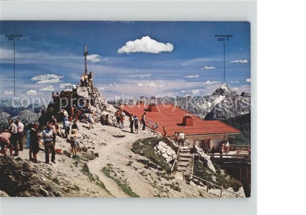Oberstdorf Nebelhorngipfel Berggasthaus Zugspitze