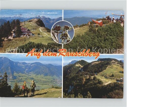 Ruhpolding Gipfel des Rauschbergs Berggaststätte A