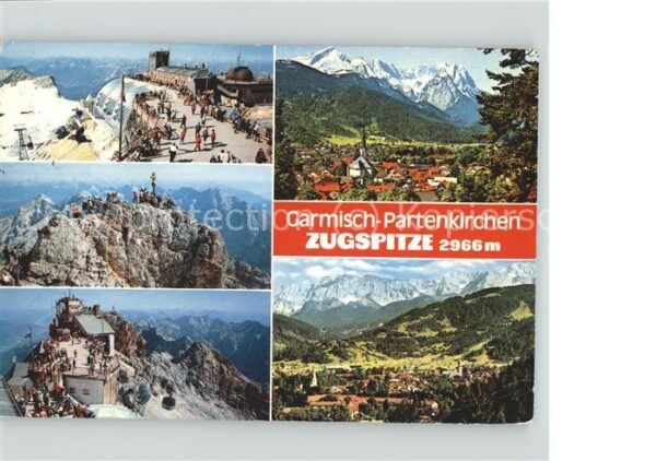 Garmisch-Partenkirchen Zugspitze Münchner Haus Gipfelkreuz Ber