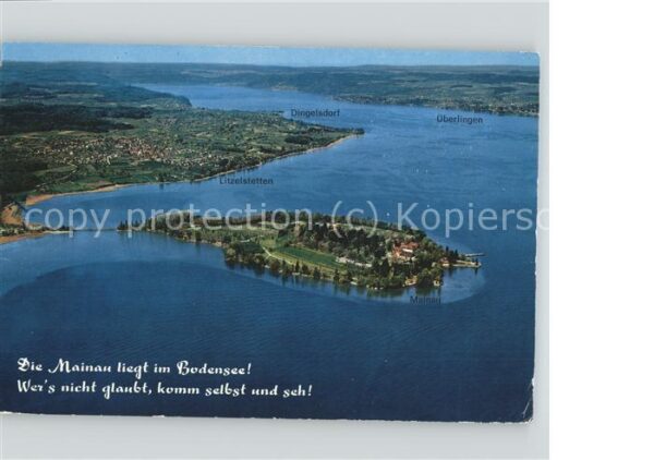 Insel Mainau Fliegeraufnahme Tropeninsel Bodensee Üb