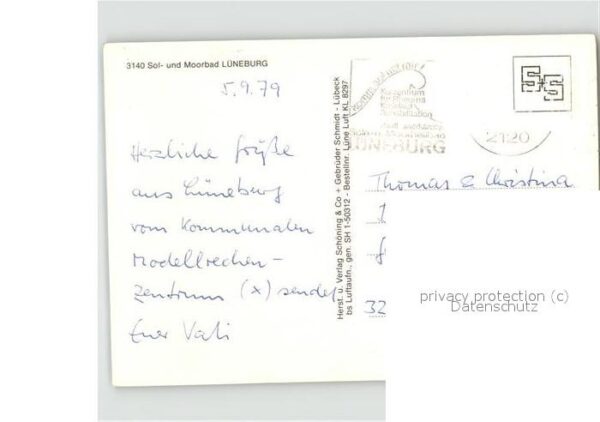 Lueneburg Fliegeraufnahme Kirche Sol- und Moorbad – Bild 2