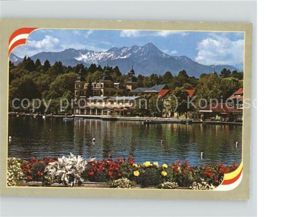 Velden Woerthersee Schlosshotel gegen Mittagskogel