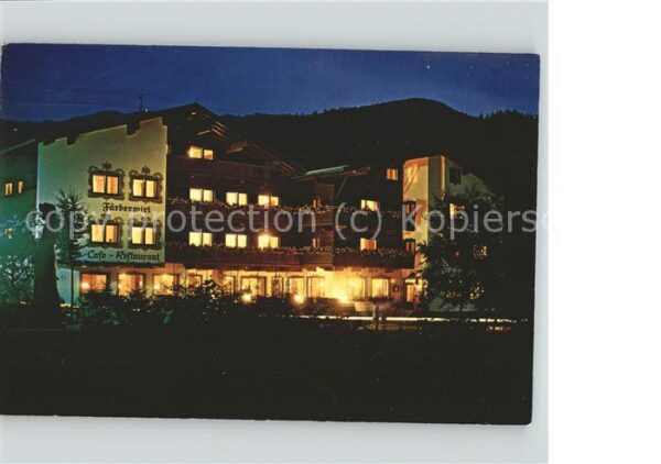 Wildschoenau Tirol Gasthof Pension Färberwirt
