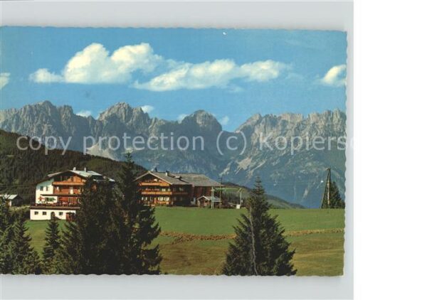 Kirchberg Tirol Alpengasthof Maierl gegen Wilden Kaiser