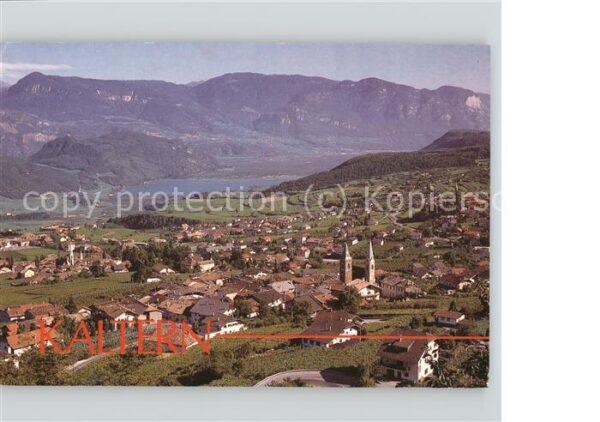 Kaltern Weinstrasse Tirol Panorama Kalterersee Südtiroler Weinstr