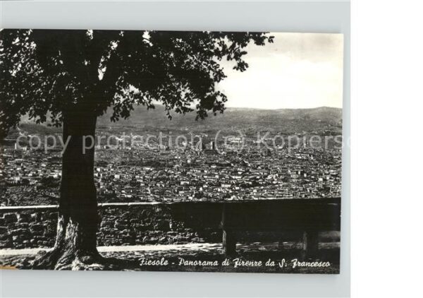 Fiesole Panorama di Firenze da S. Francesco