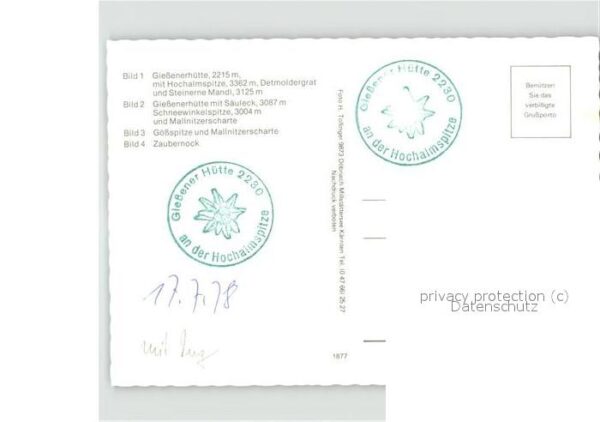 Malta Kaernten Giessenerhütte mit Hochalmspitze Detmol – Bild 2