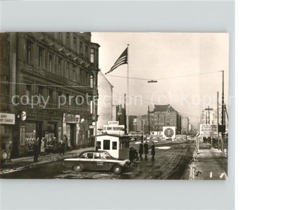 Berlin Ausländerübergang Friedrichstrasse Chec