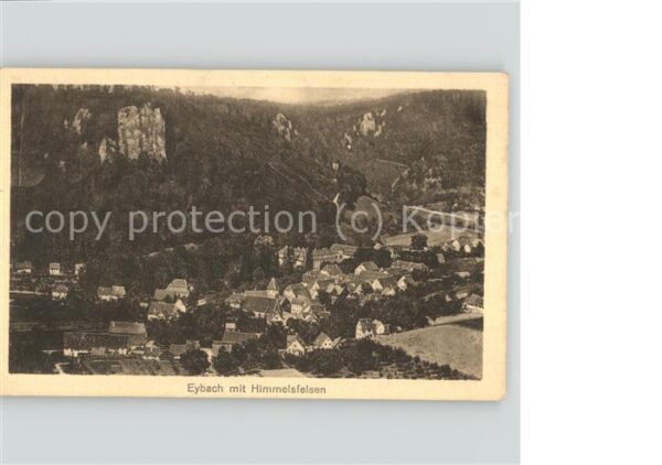 Eybach Geislingen Steige Gesamtansicht mit Himmelsfelsen