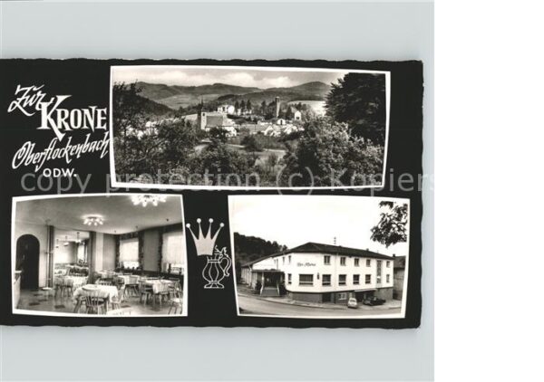 Oberflockenbach Totalansicht Gasthaus Zur Krone Krug