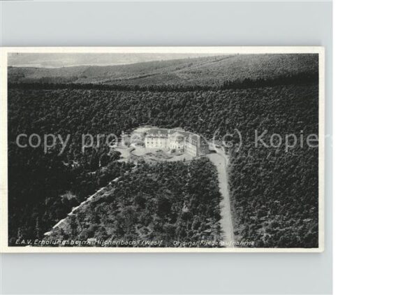 Hilchenbach E.A.V. Erholungsheim Fliegeraufnahme