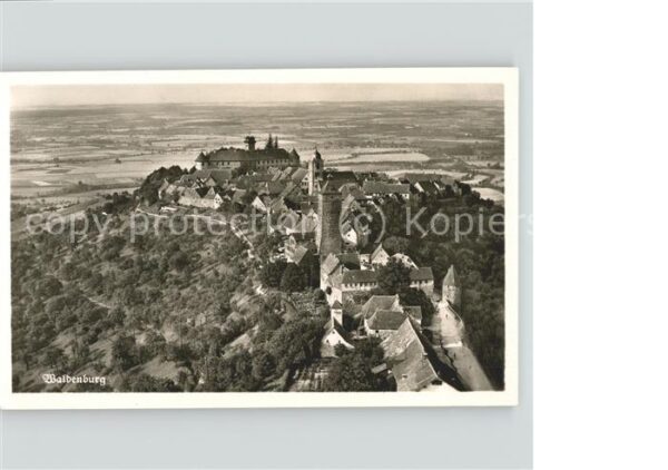 Waldenburg Wuerttemberg mit Schloss Original Strähle Bild Nr. 2