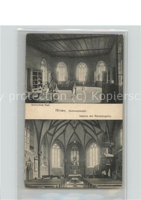 Hirsau Inneres der Marienkapelle Bibliothek Sa