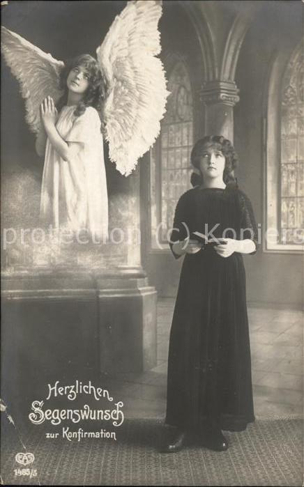 Konfirmation Mädchen Schutzengel