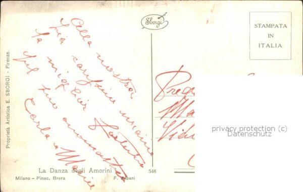 Engel Tanz Künstlerkarte F. Albani Nr. 548 – Bild 2