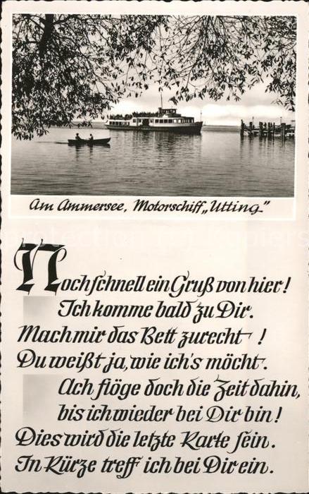 Motorboote Schiff Utting Ammersee