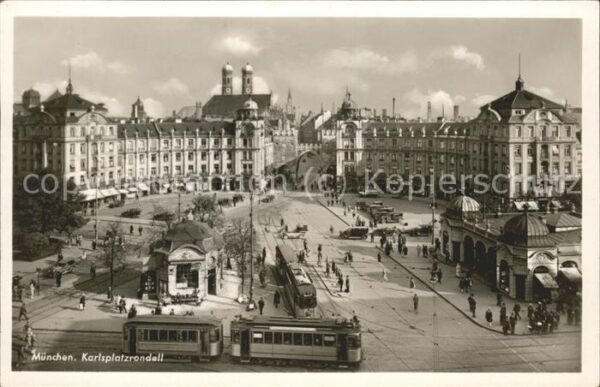 Strassenbahn München Karlsplatzrondell