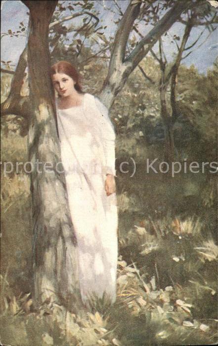 Kuenstlerkarte Tade Styka Nr. 785 Reverie Marzenie