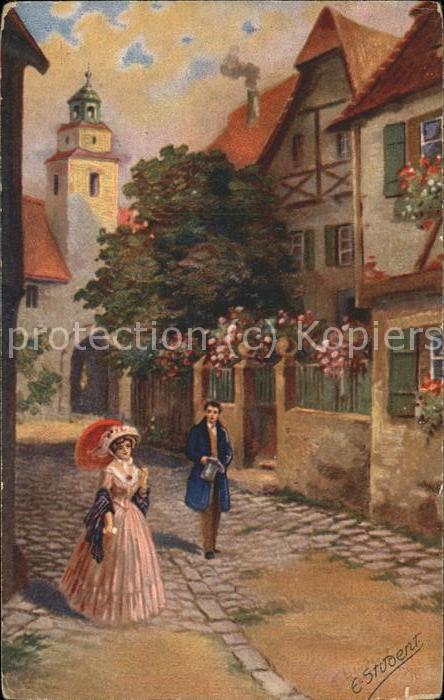 Kuenstlerkarte E. Student Nr. 1833 Wenau-Delila