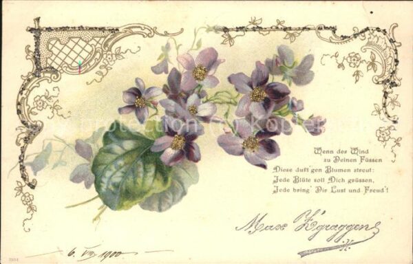 Blumengruesse Blumen