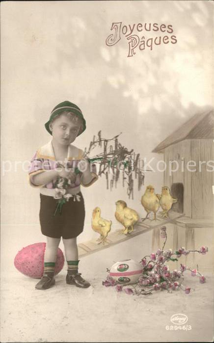 Ostern Easter Paques Küken Kind Ostereier