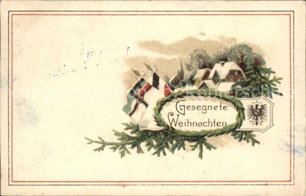 Schwarz Weiss Rot Weihnachten Feldpost