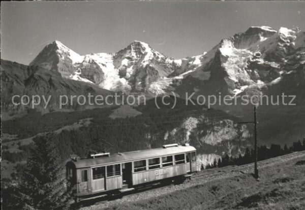 Muerrenbahn Mürren Eiger Mönch Jungfrau