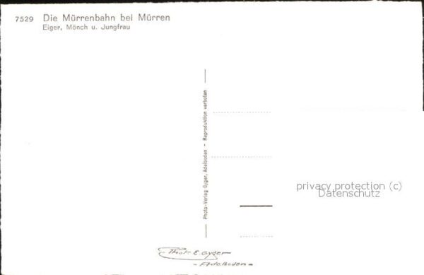 Muerrenbahn Mürren Eiger Mönch Jungfrau – Bild 2